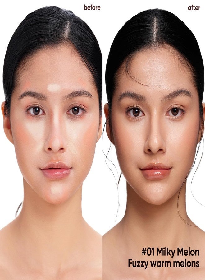 JUDYDOLL 2 In 1 Blush Highlighter Palette, Blush Cream & Glowy Blush, Buildable Color for Cheeks, Cute Makeup, Lightweight, Smooth Powder, Multi-Use, Matte Finish or Radiant Look - Image 4